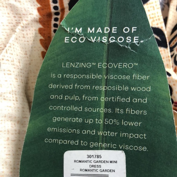 NWT FARM RIO Romantic Garden mini dress. Sold out style - Picture 8 of 12